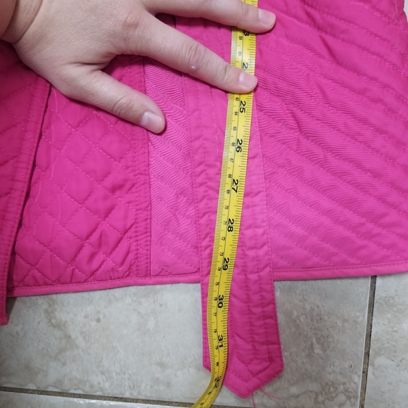 Attitude by Jay Manuel Pink Quilted Coat, Ladies Size L - Picture 6 of 12